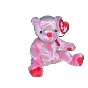 Ty Beanie Baby Romance the Valentine Bear Heart Nose